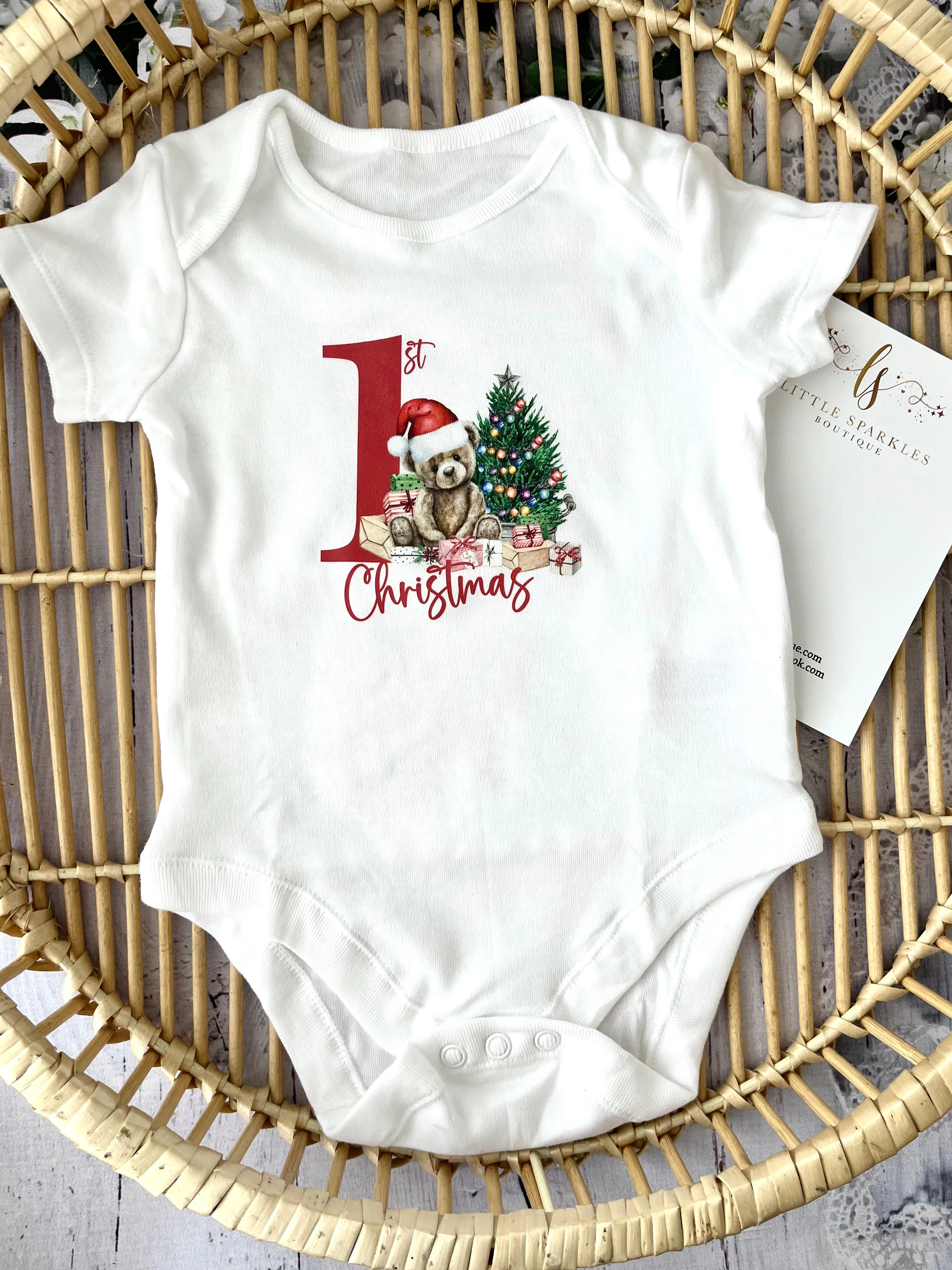 1st Christmas Bear Vest