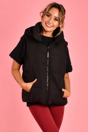 6416007 - REMI LUXE PUFFER VEST - BLACK