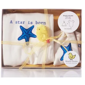 A Star Is Born Short Sleeve Baby Gift Set