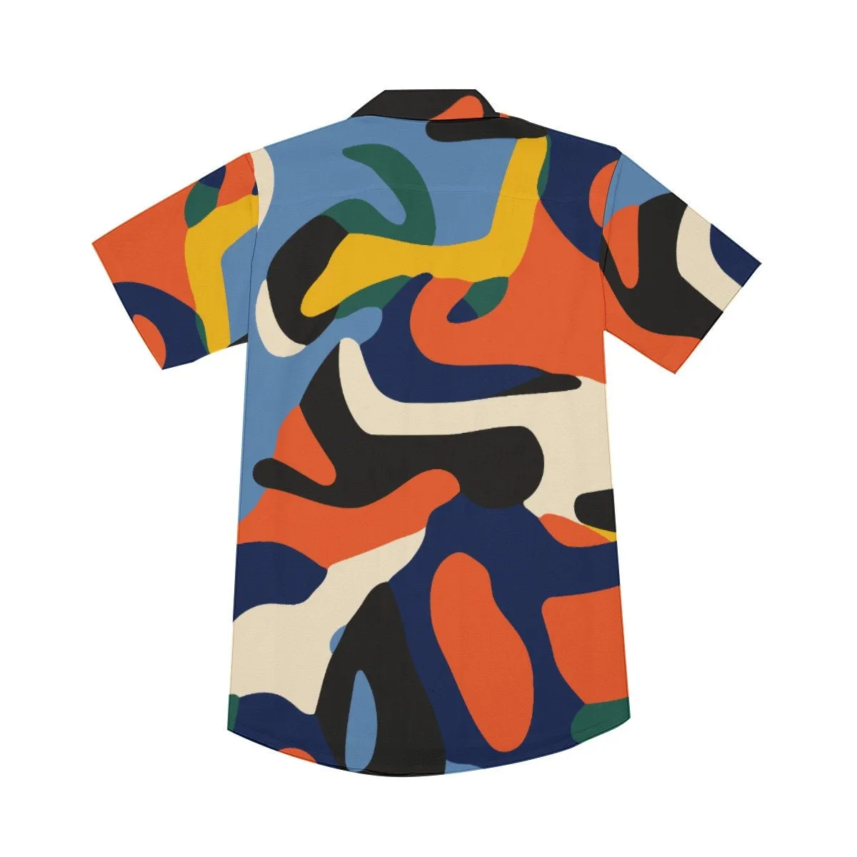 Abstract Shirt Men, Multicolor Shirt Men, 80s Style shirt, 90s Style Shirt, Abstract Art Shirt, 80s New Wave Shirt