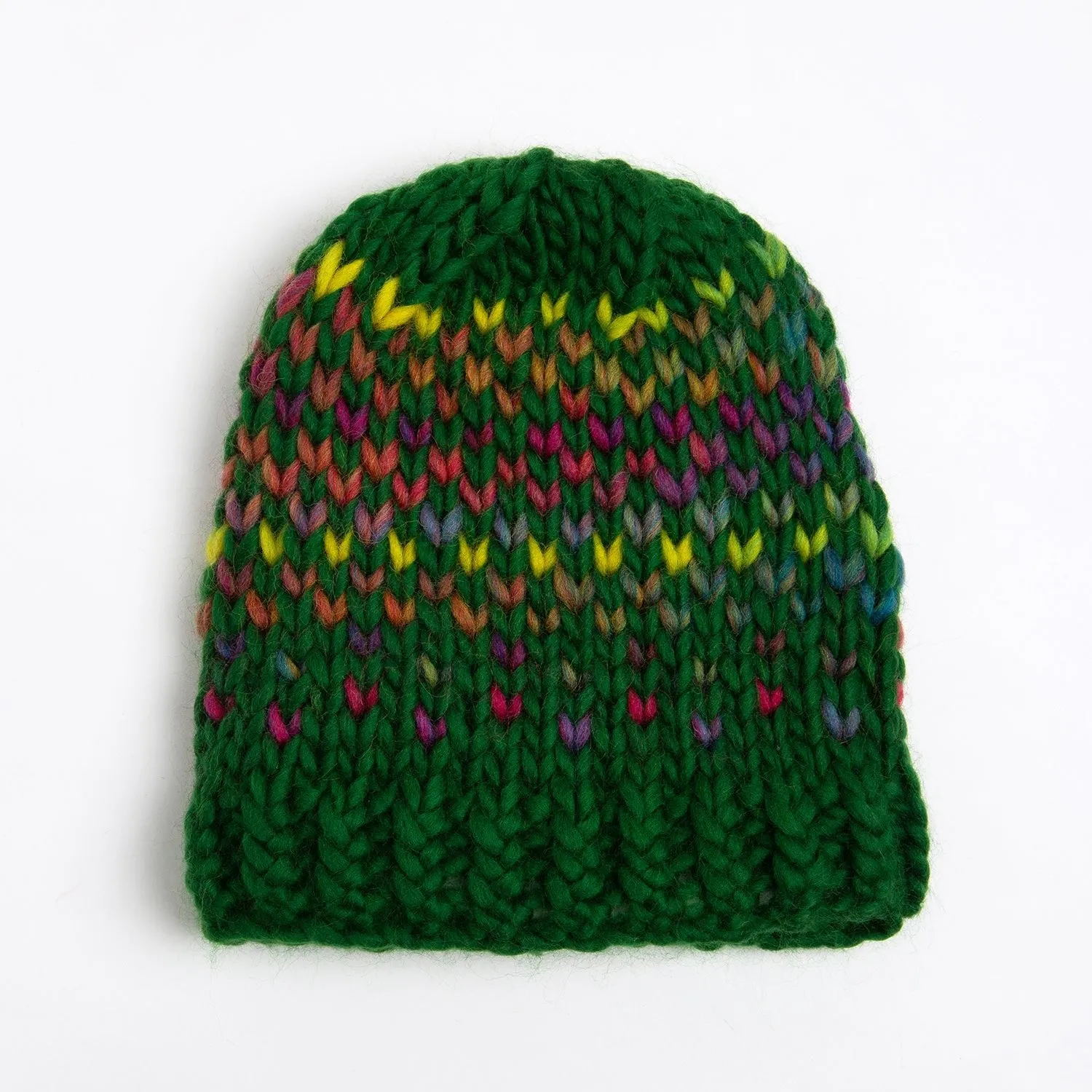 Accessories Knitting Kit - Ellie Hat Forest Green