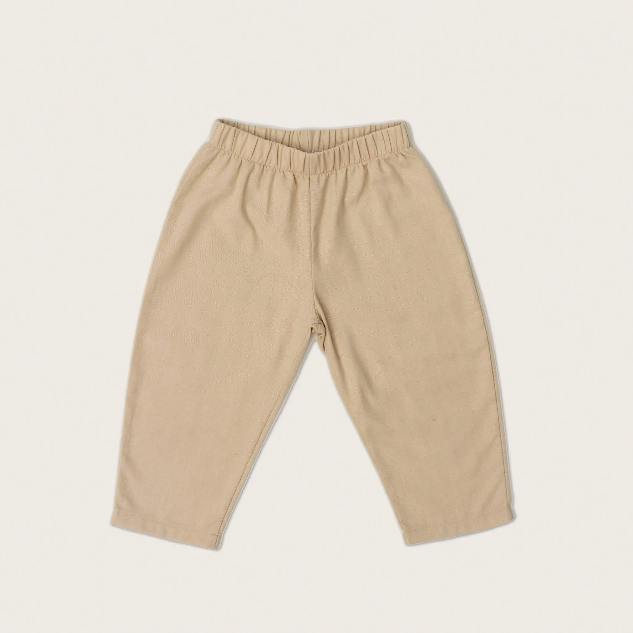 Air Cream Linen Trousers