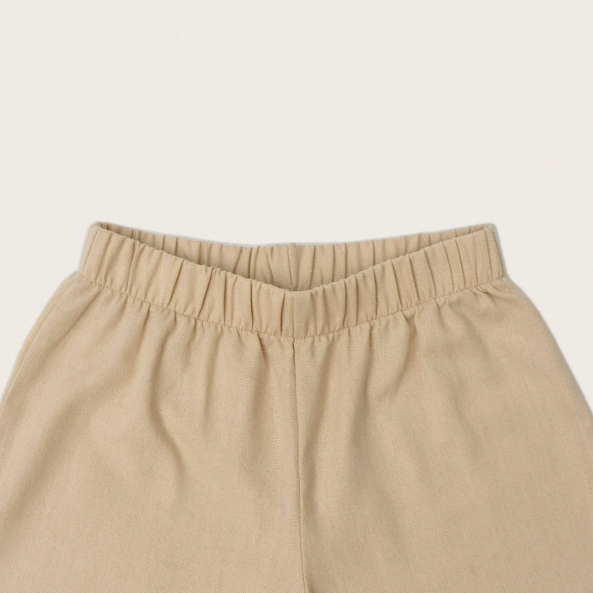 Air Cream Linen Trousers