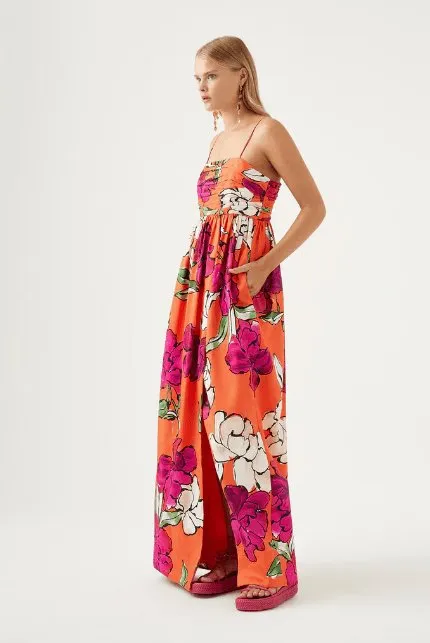 Aje Monument Tulip Maxi Dress