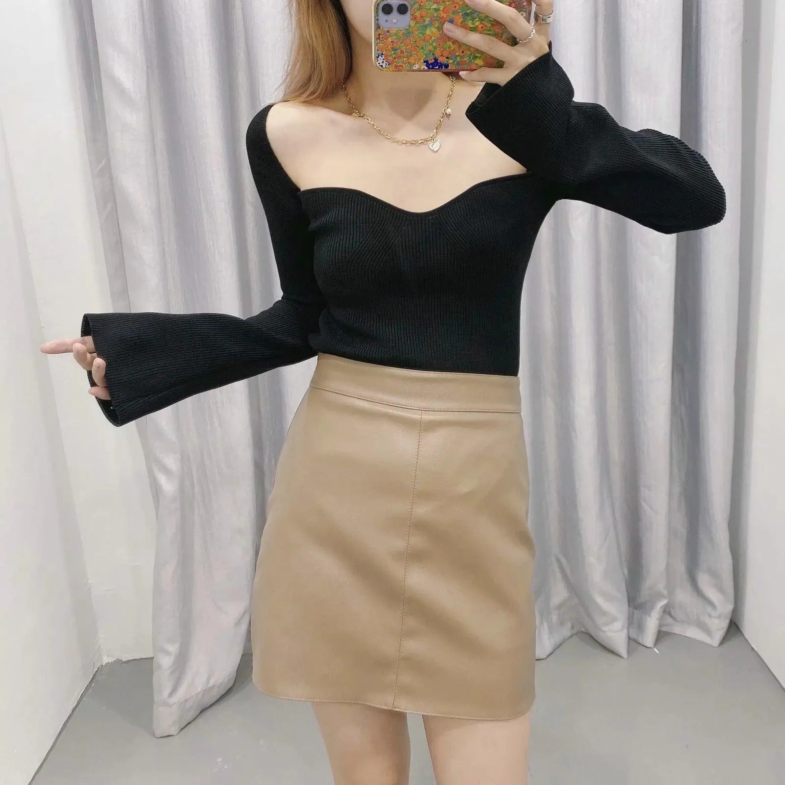 Aloy Knitted Full Sleeve Top