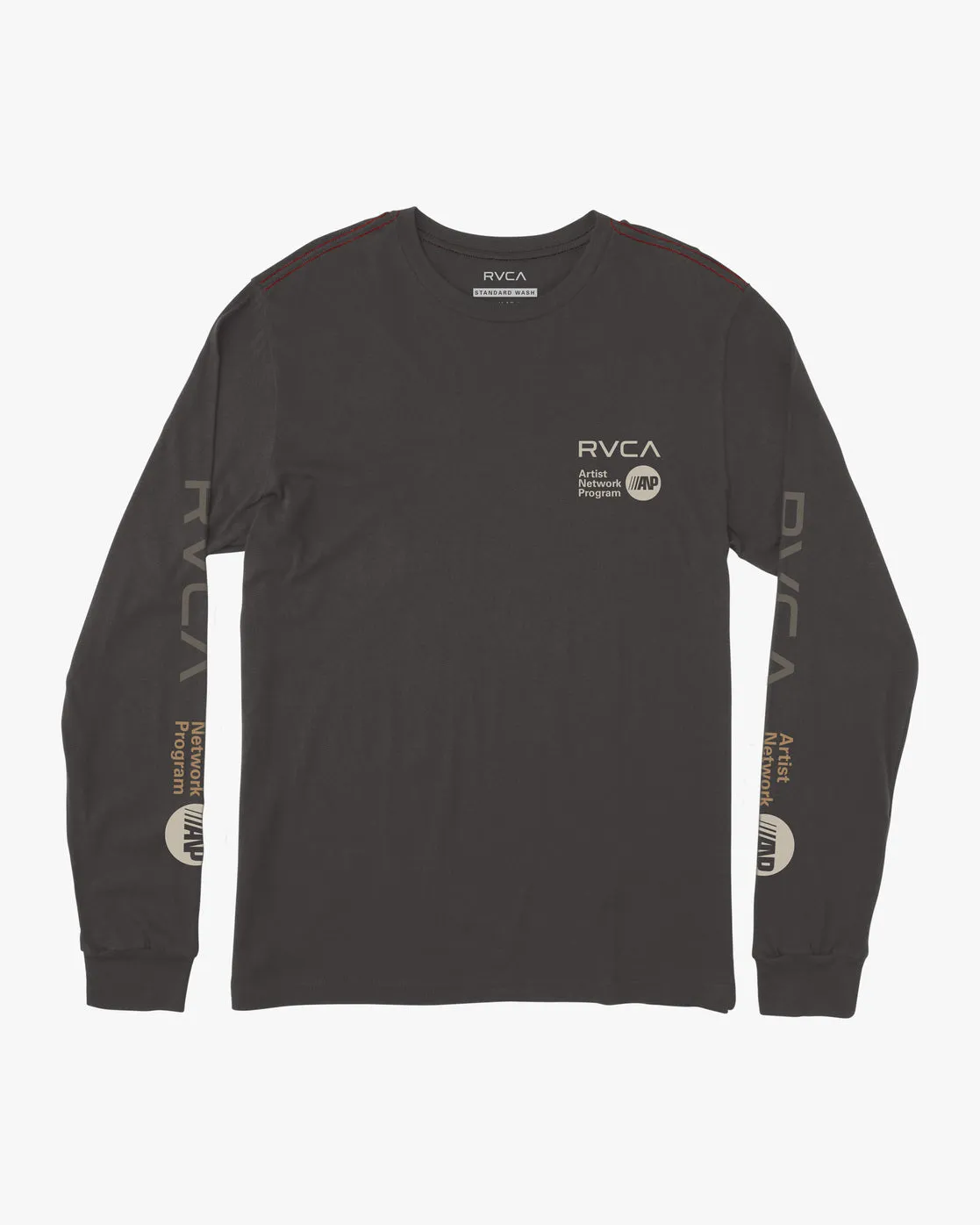 ANP Long Sleeve Tee - Black/Brown