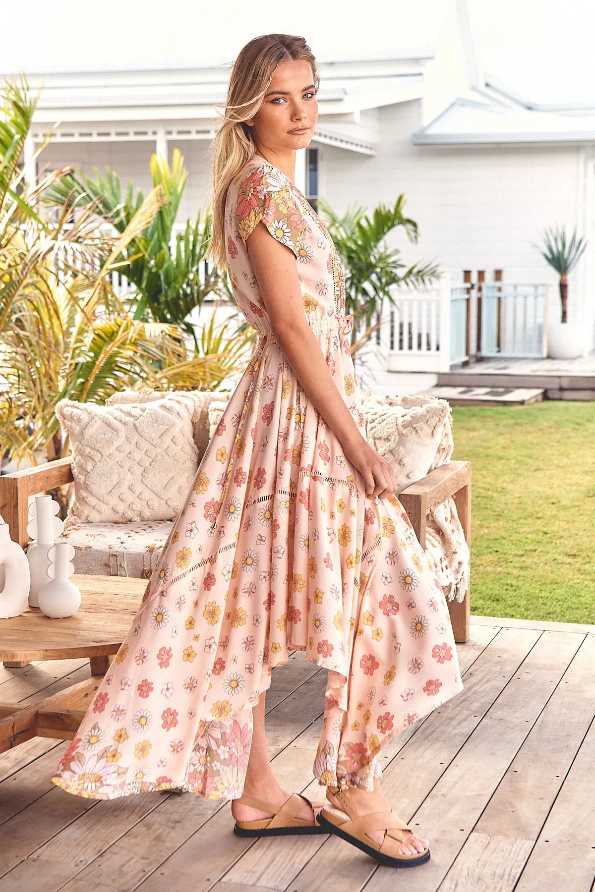 Asher Maxi Dress - Daisies