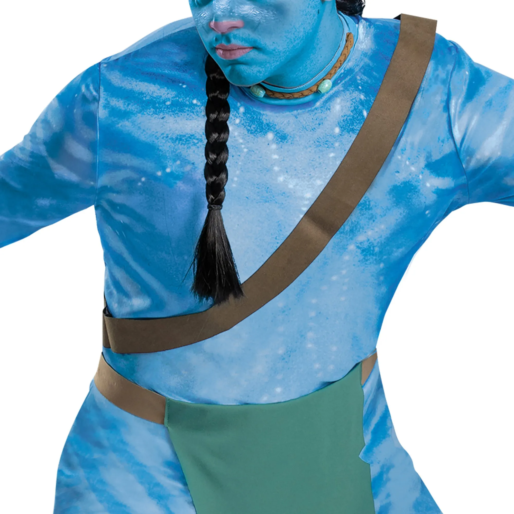 Avatar Jake Reef Jumpsuit Costume for Adults, Blue Jumpsuit