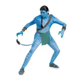 Avatar Jake Reef Jumpsuit Costume for Adults, Blue Jumpsuit