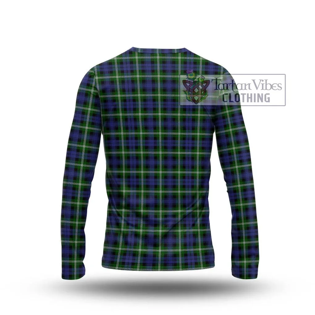 Baillie (Bailey) Tartan Long Sleeve T-Shirt with Family Crest DNA In Me Style