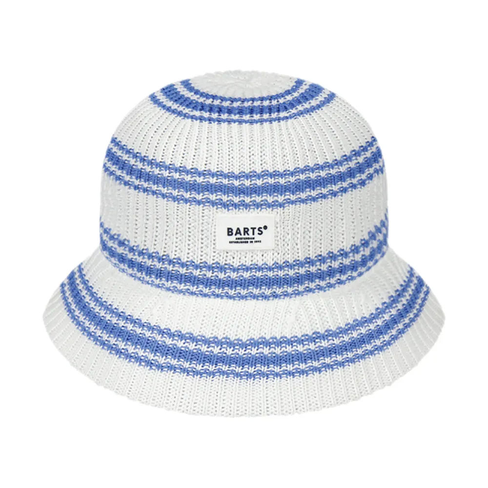 Barts Hats Fijis Recycled Bucket Hat - White-Blue