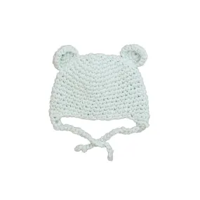 Bear Knit Hat - Blue