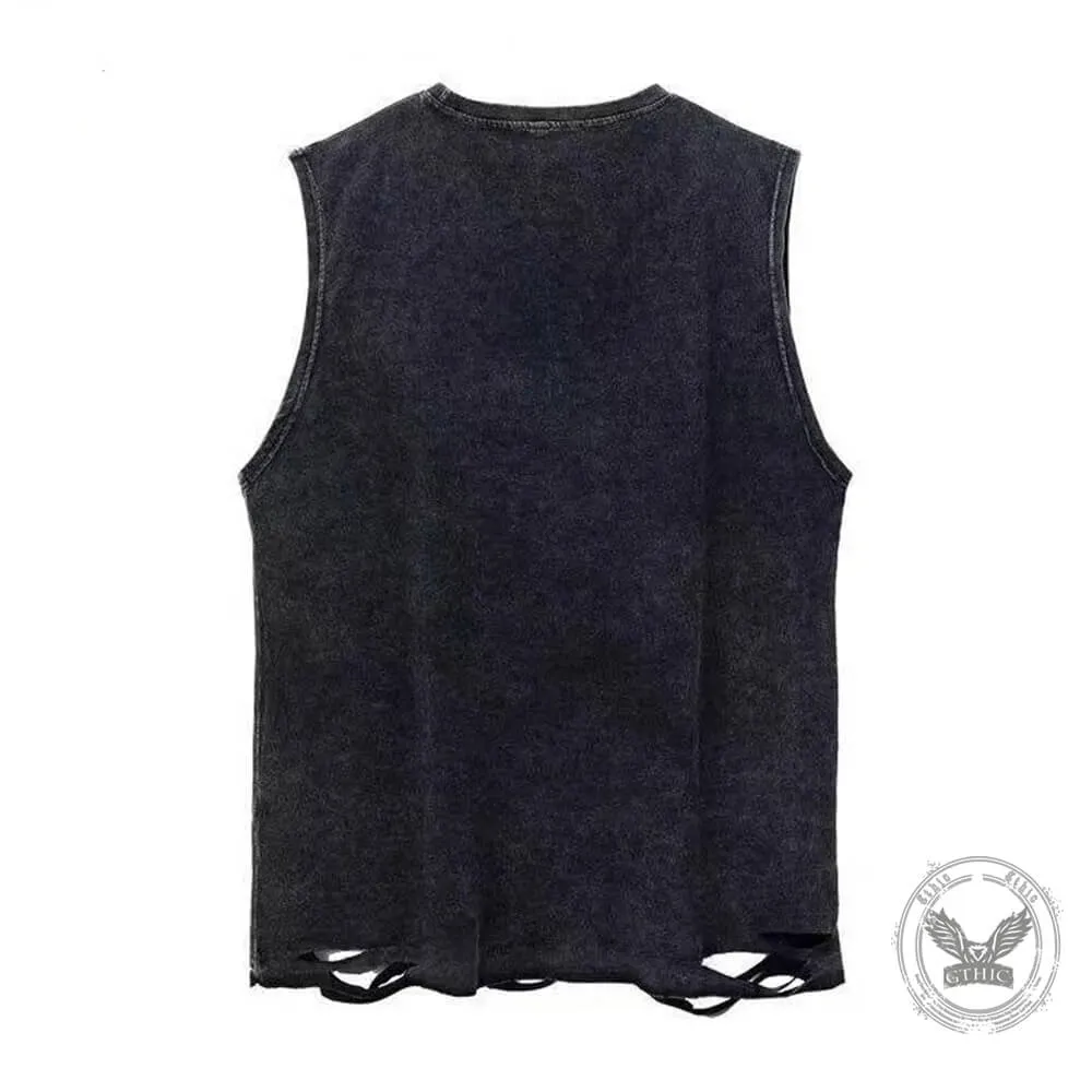 Beautiful Women’s Hand Fuck Gesture Cotton Vest Top