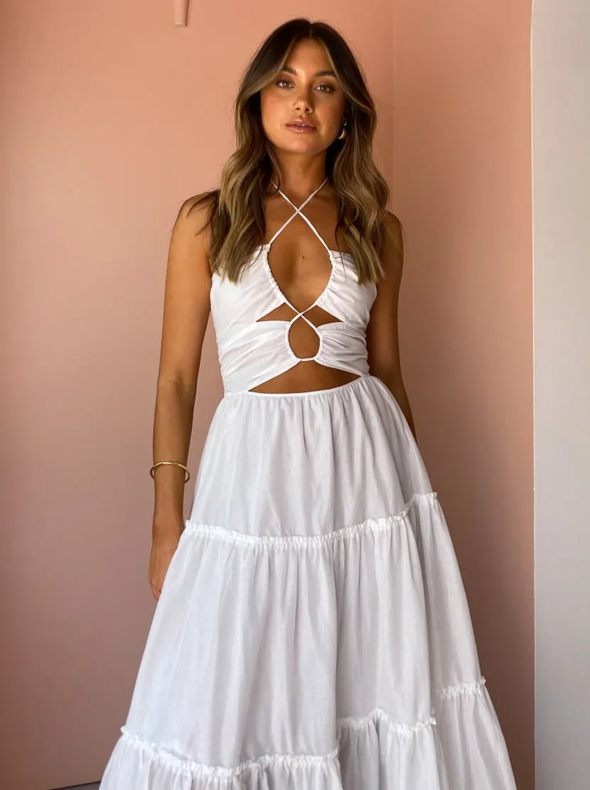 Bec and Bridge Aurora Maxi Dress in Ivory