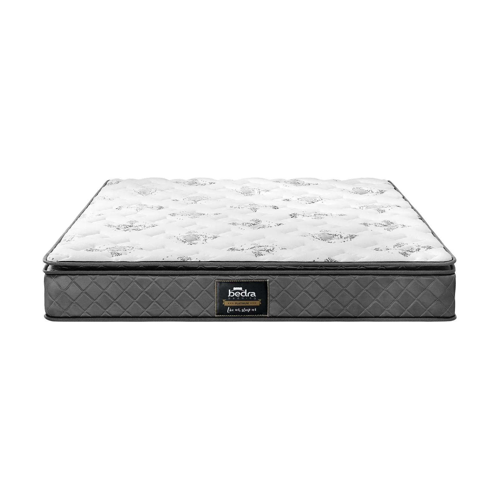 Bedra Queen Mattress Breathable Luxury Bed Bonnell Spring Foam Medium 21cm