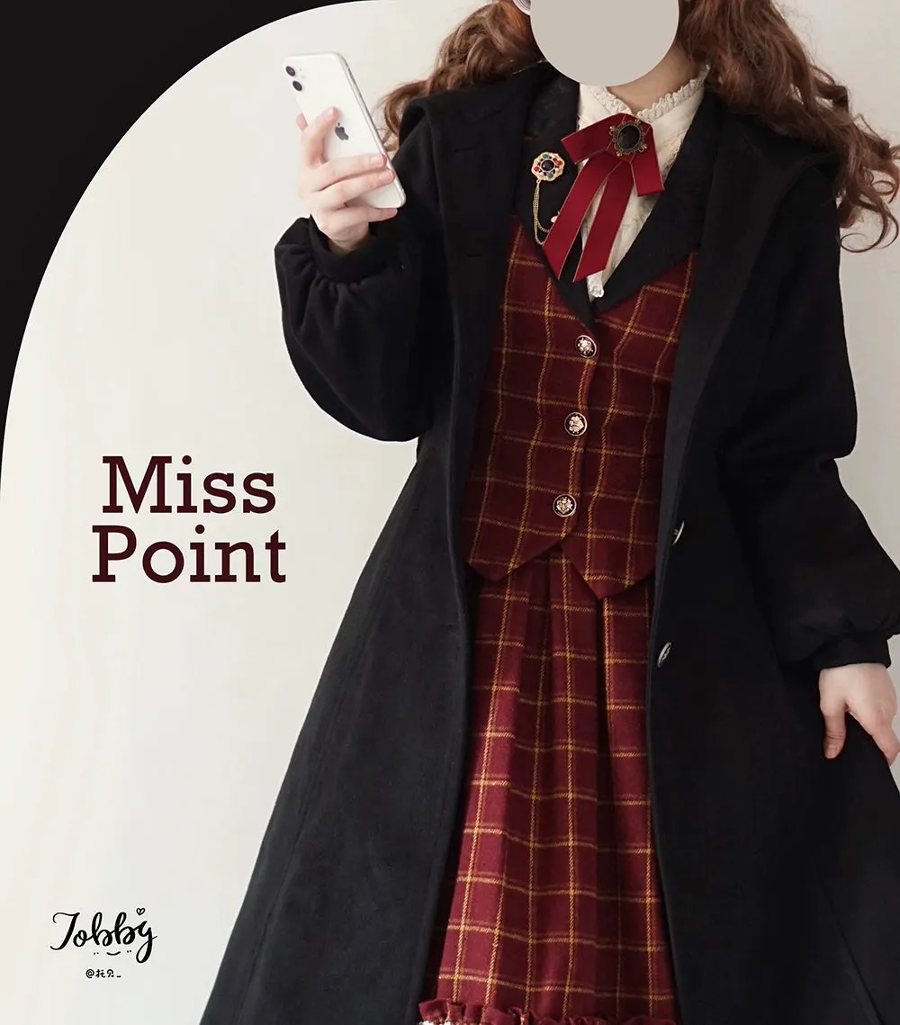 (BFM)Miss Point~Rose~Elegant Lolita Pliad Print Vest Customized