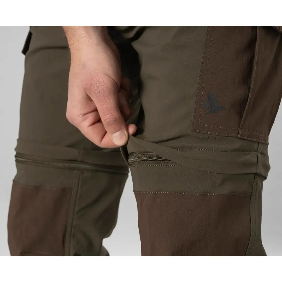 Birch Zip Off Trousers - Pine Green/Demitasse Brown by Seeland