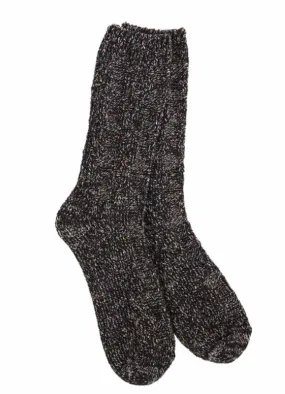 Black Confetti Sock by Crescent Sock