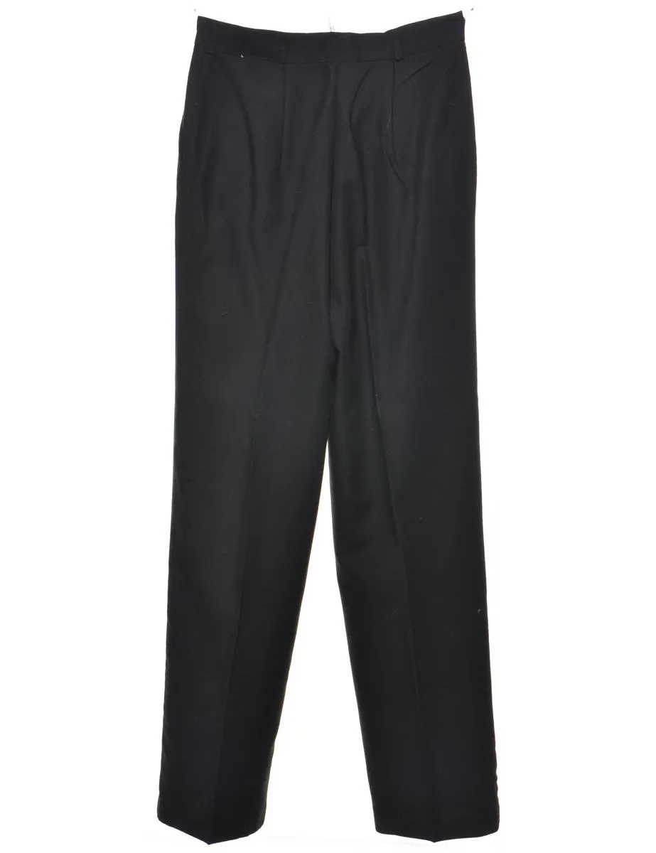 Black Tapered Trousers - W28 L32