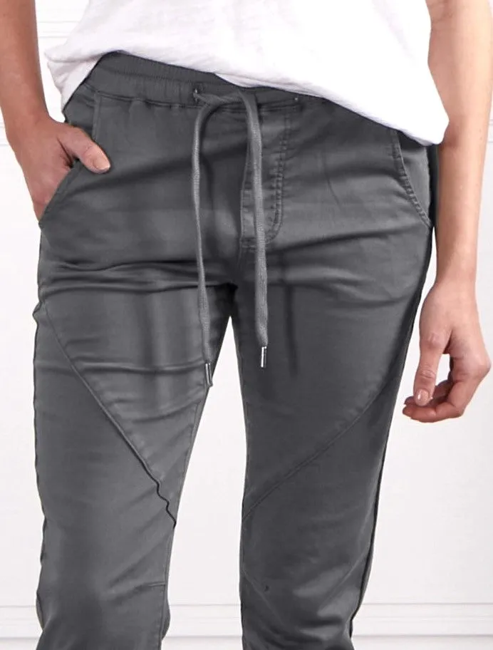 Blake Stretch Joggers - Gun Metal