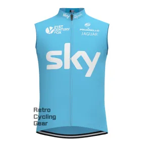 Blue sky Retro Cycling Vest