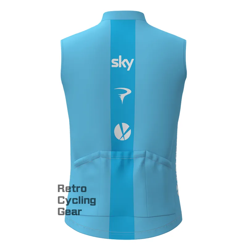 Blue sky Retro Cycling Vest