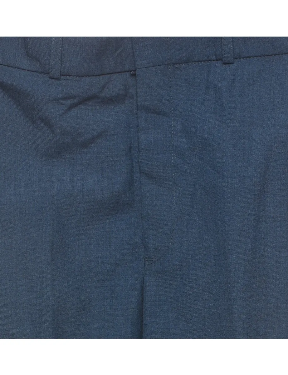 Blue Tapered Trousers - W33 L31