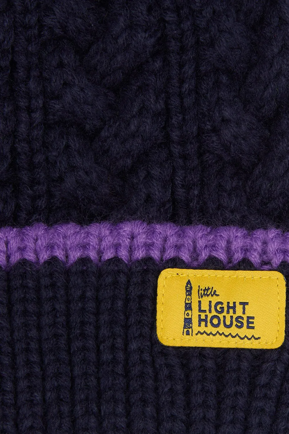 Bobbie Bobble Hat - Purple Tractor