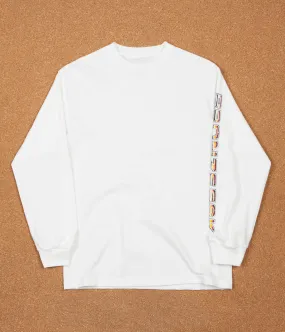 Bronze 56K Shoulder Lean Long Sleeve T-Shirt - White