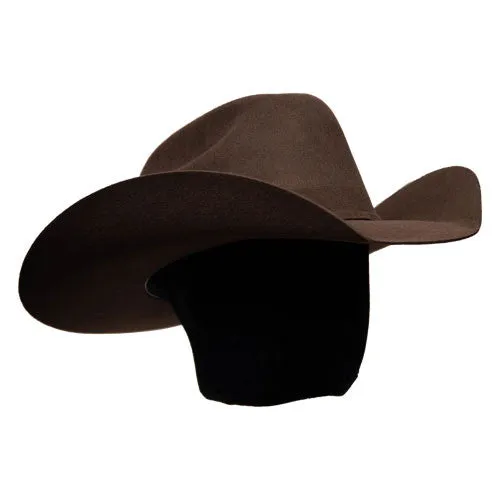 Bullhide Hats by Montecarlo - 4X "Kingman" Wool Felt Brown Cowboy Hat - Rhinestone Buckle