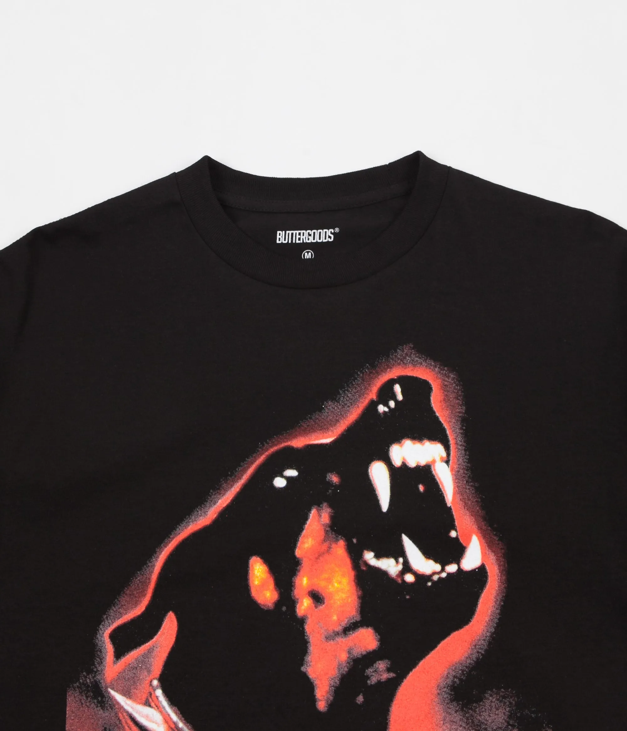 Butter Goods Doberman Long Sleeve T-Shirt - Black