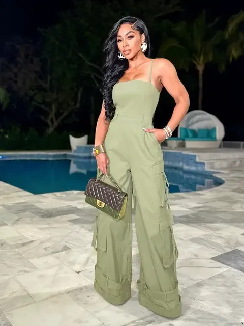 Cargo Wide Leg Jumpsuit