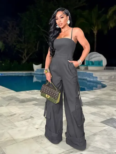 Cargo Wide Leg Jumpsuit