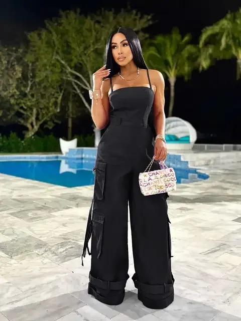 Cargo Wide Leg Jumpsuit