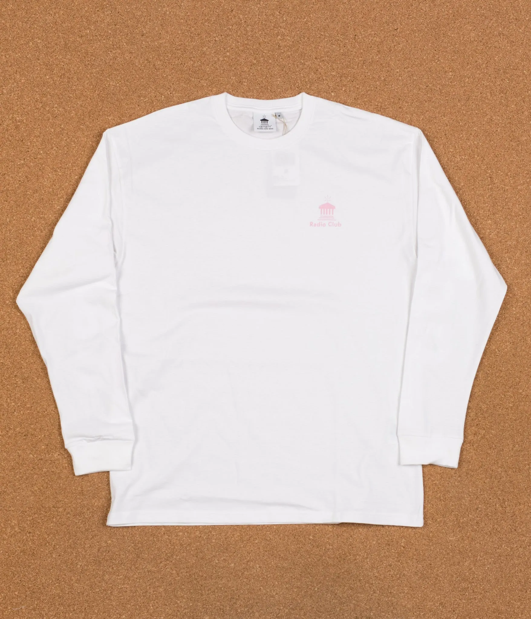 Carhartt x PAM Radio Club Athens Long Sleeve T-Shirt - White