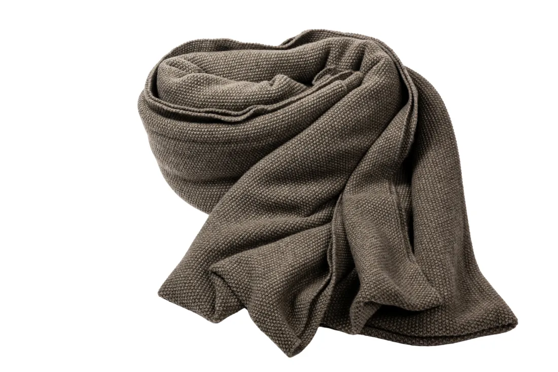 Cashmere Knitted Blanket, Heavy