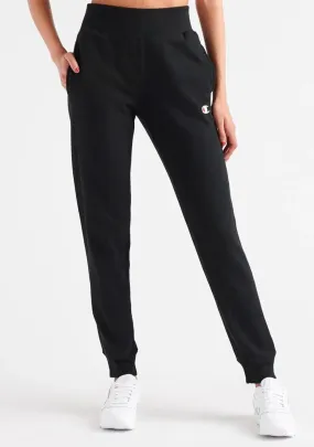 Champion Womens Reverse Weave Joggers Black <br> CWF9N BLK