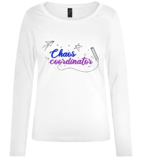 Chaos Coordinator Drawings Design - Comfort women's long sleeve t-shirt