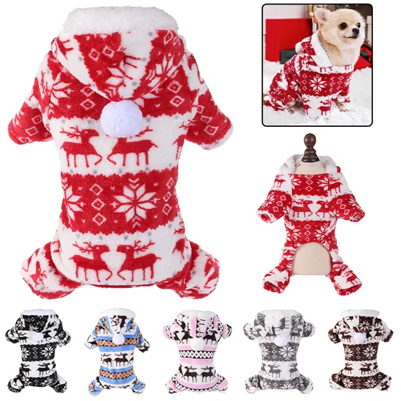 Christmas Jumpsuit For Dog