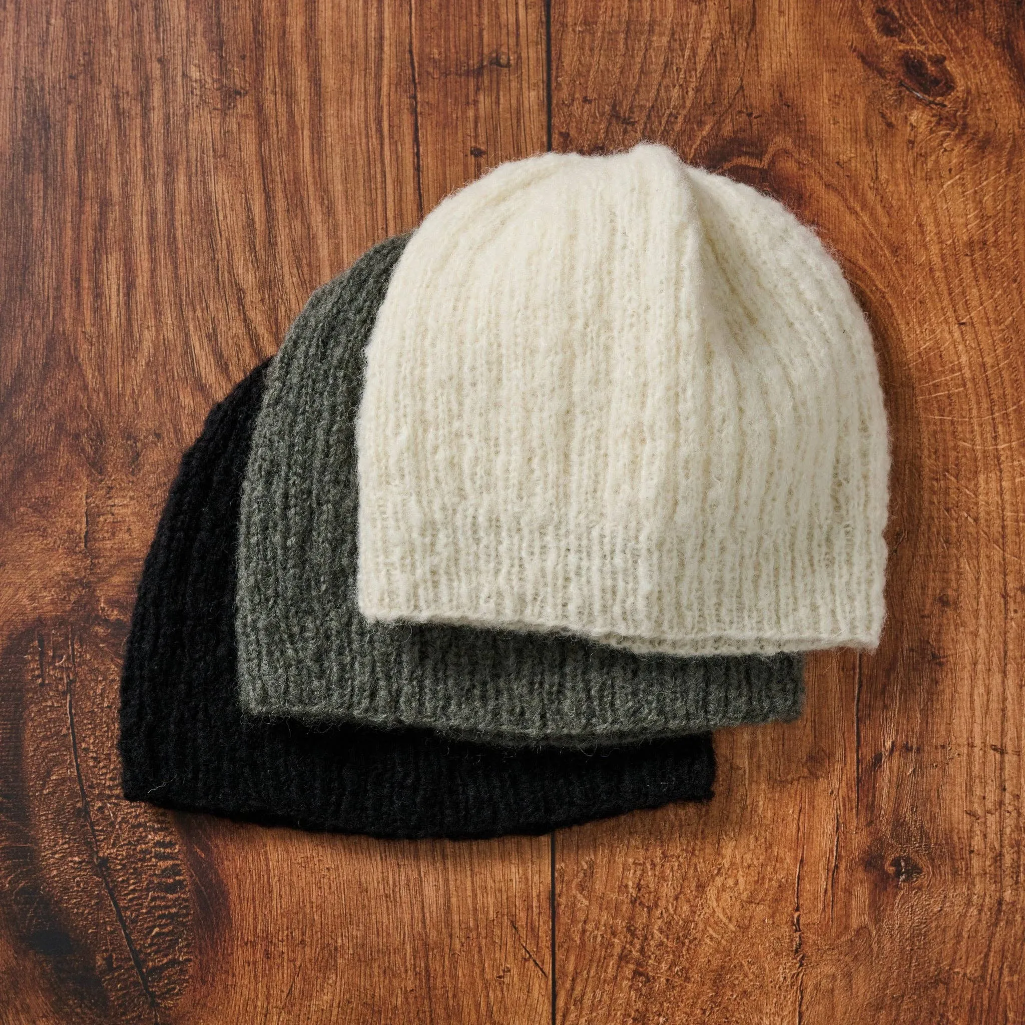 Coal Wool Knit Hat