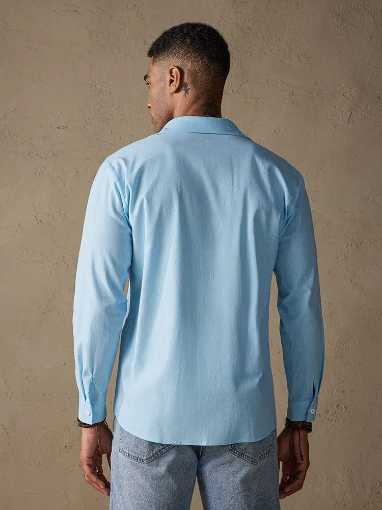 Cotton Linen Long Sleeve Casual Shirt