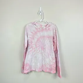 Crewcuts Pink Tie Dye Long Sleeve Tee Large 10-11