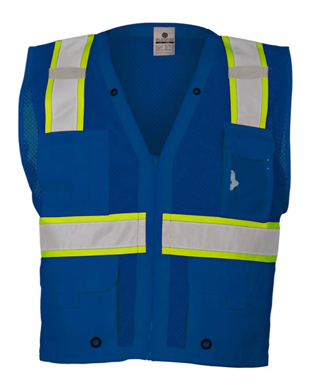 Custom Embroidery - Kishigo - EV Series® Enhanced Visibility Multi-Pocket Mesh Vest - B100-111