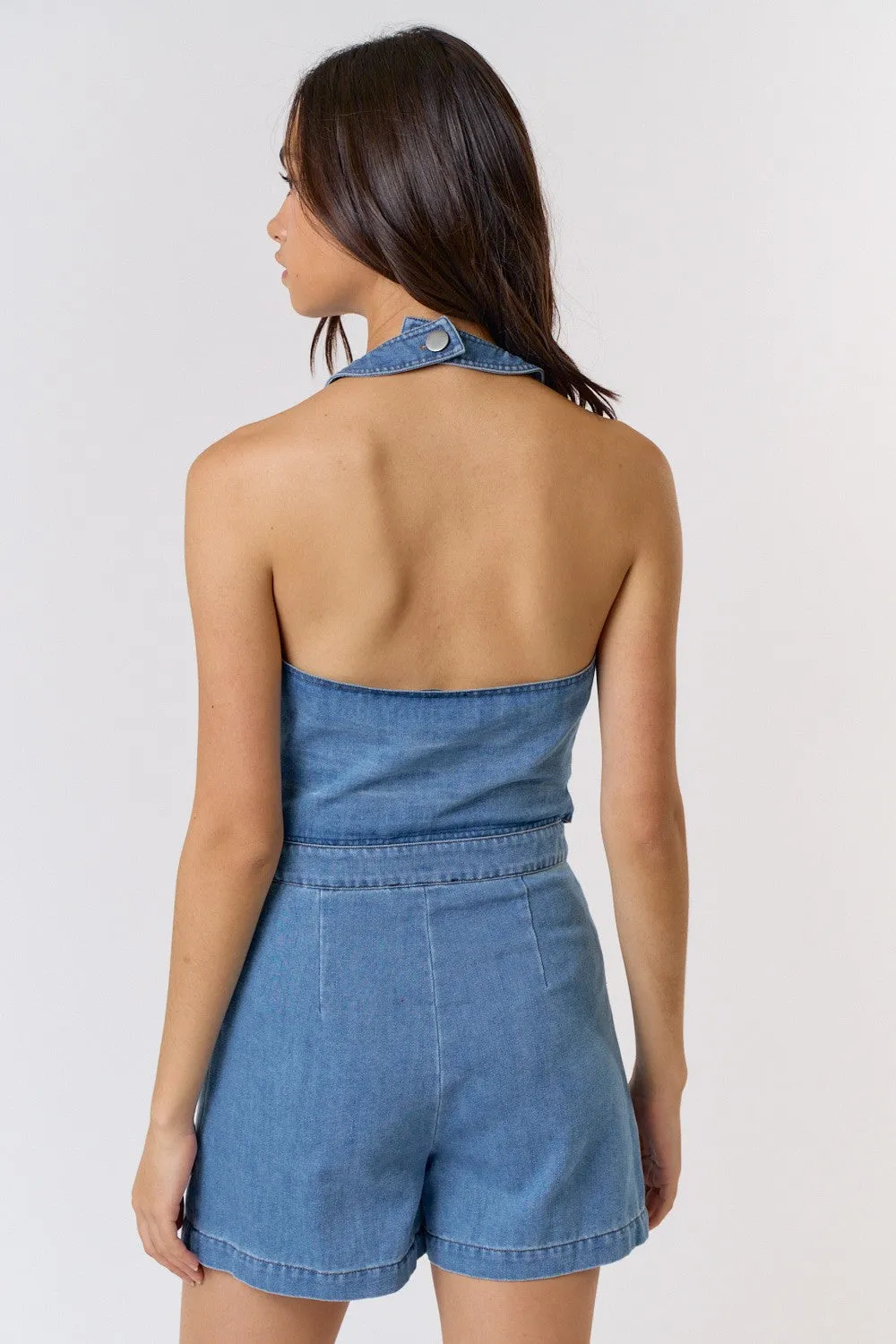 Denim Darling Romper