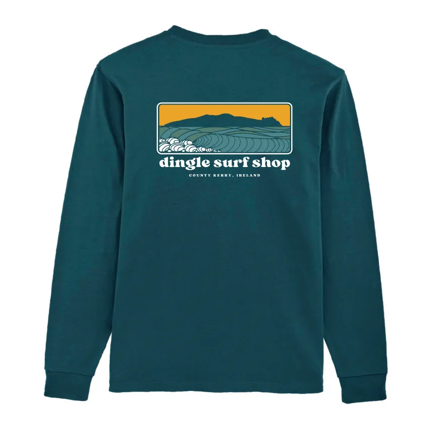 Dingle Surf Giant Organic Long Sleeve T-Shirt