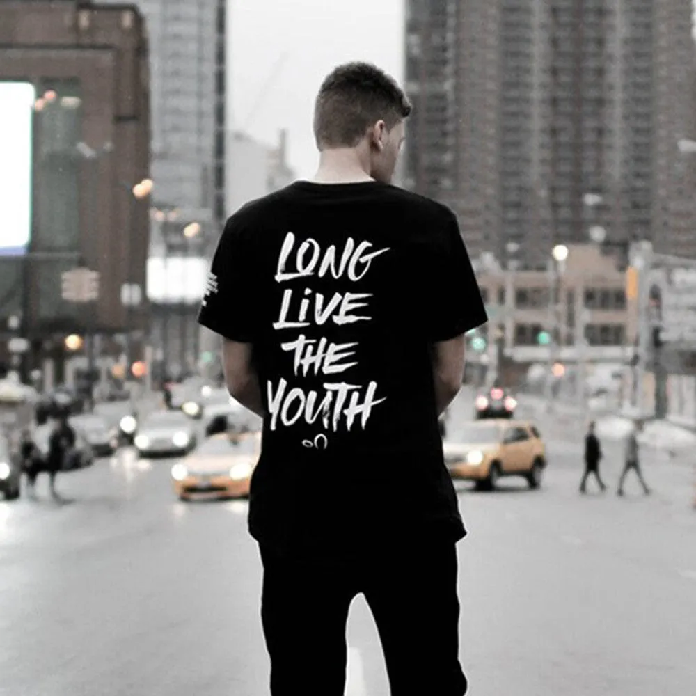 Entree LS Long Live The Youth Curved Hem Tee