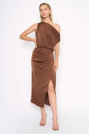 Evie Boat Neck Maxi Dress