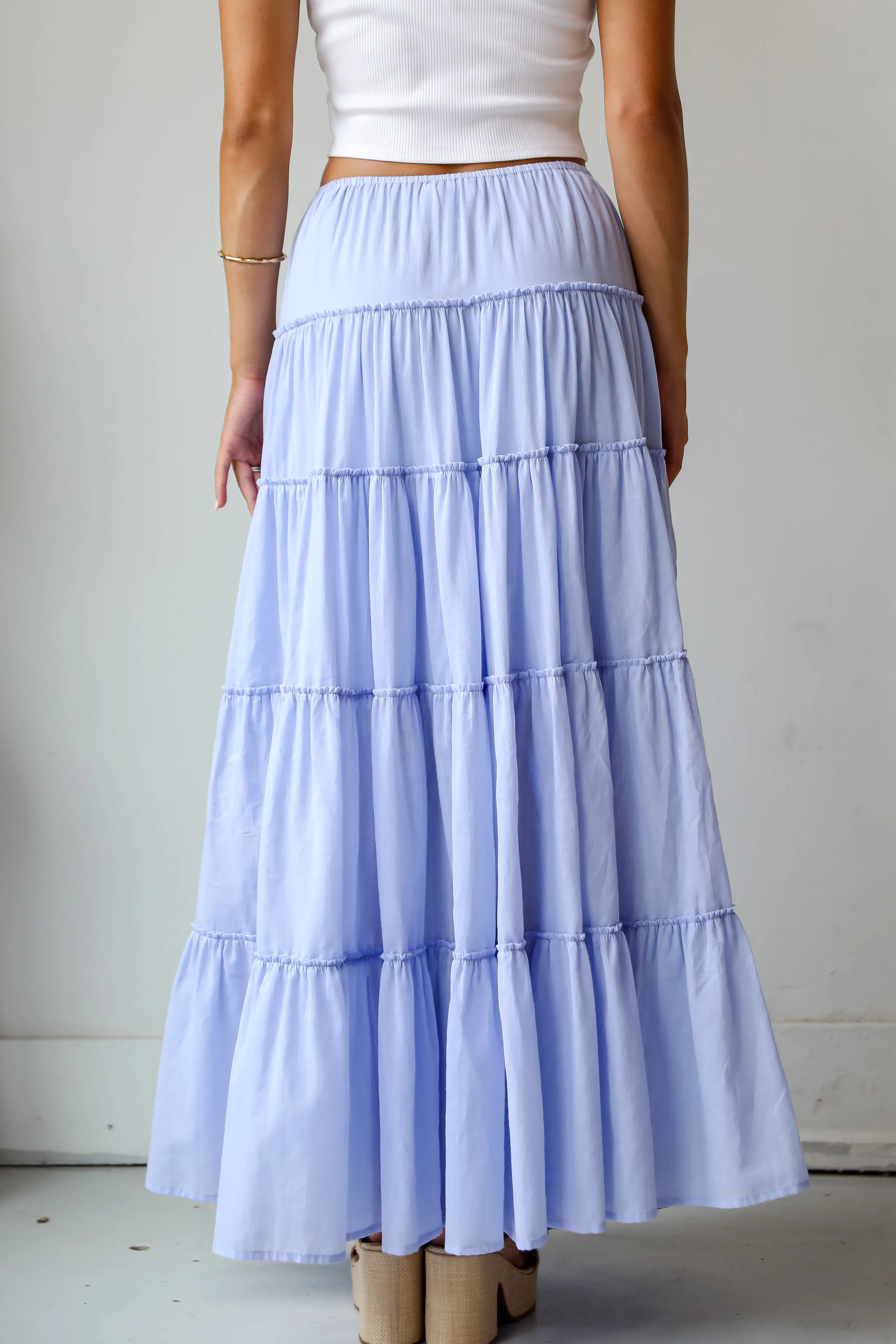 FINAL SALE - Adorable Lifestyle Tiered Maxi Skirt