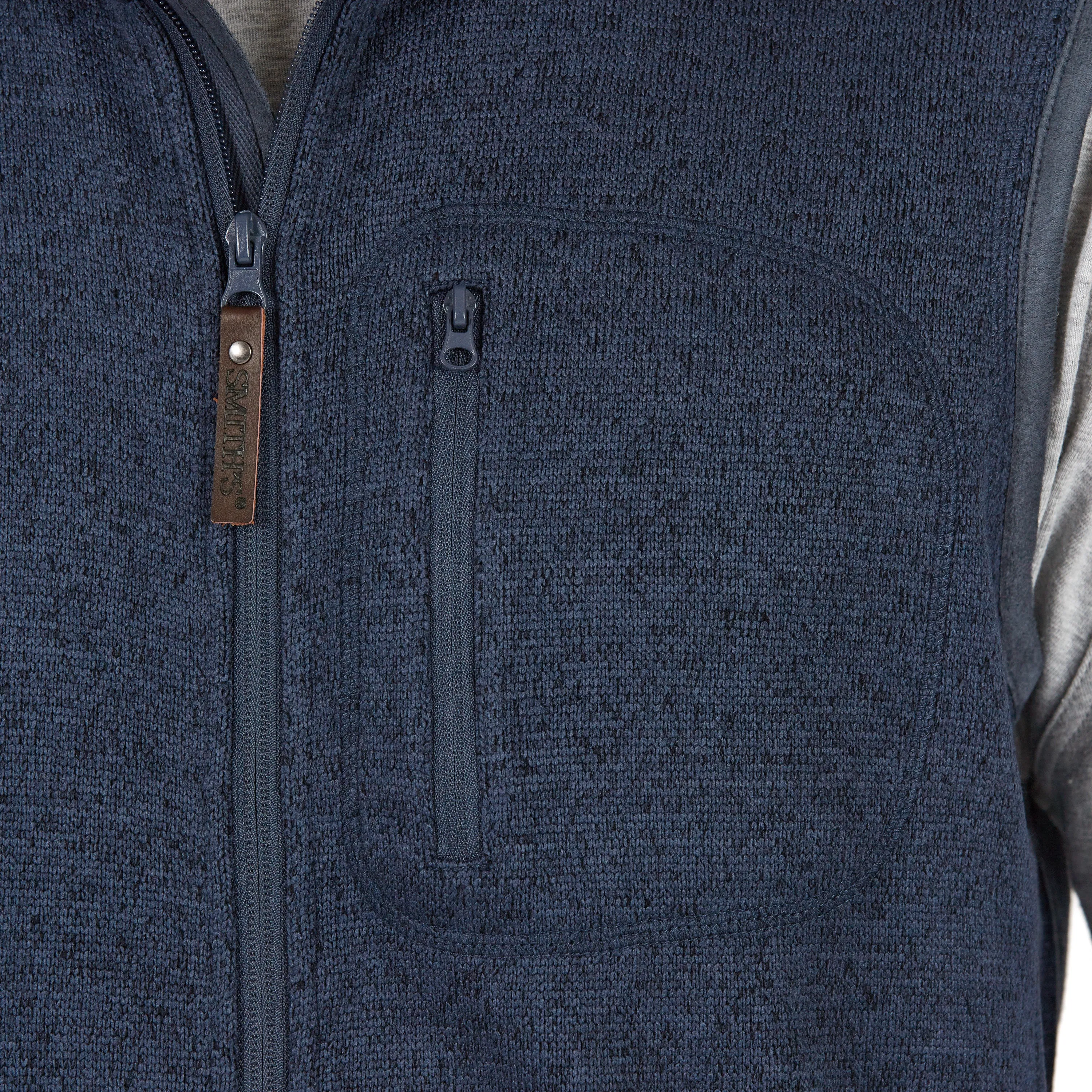 FULL-ZIP FLEECE SWEATER VEST