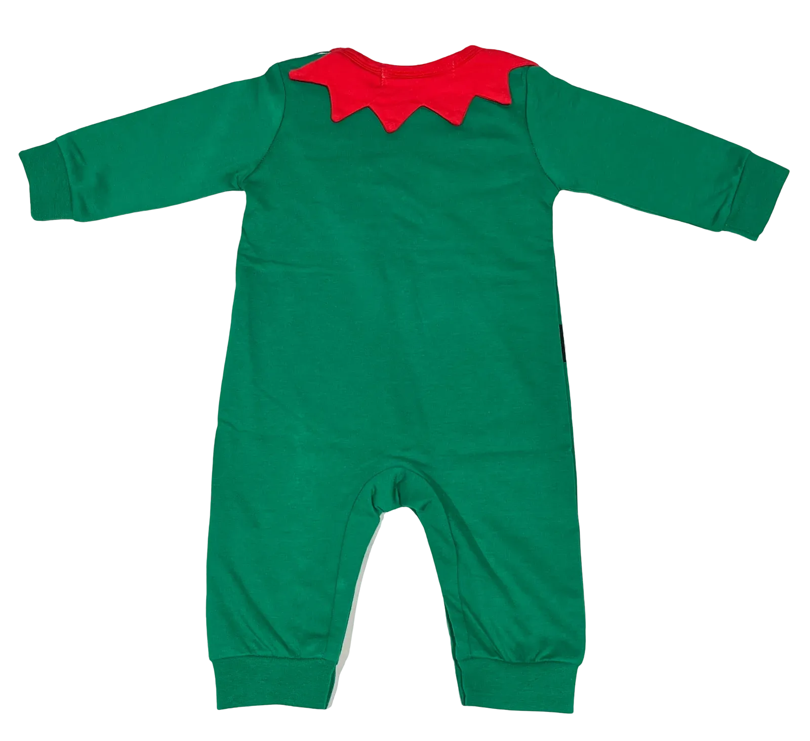 Gender Neutral Baby Green Elf Costume One-Piece Jumpsuit and Hat